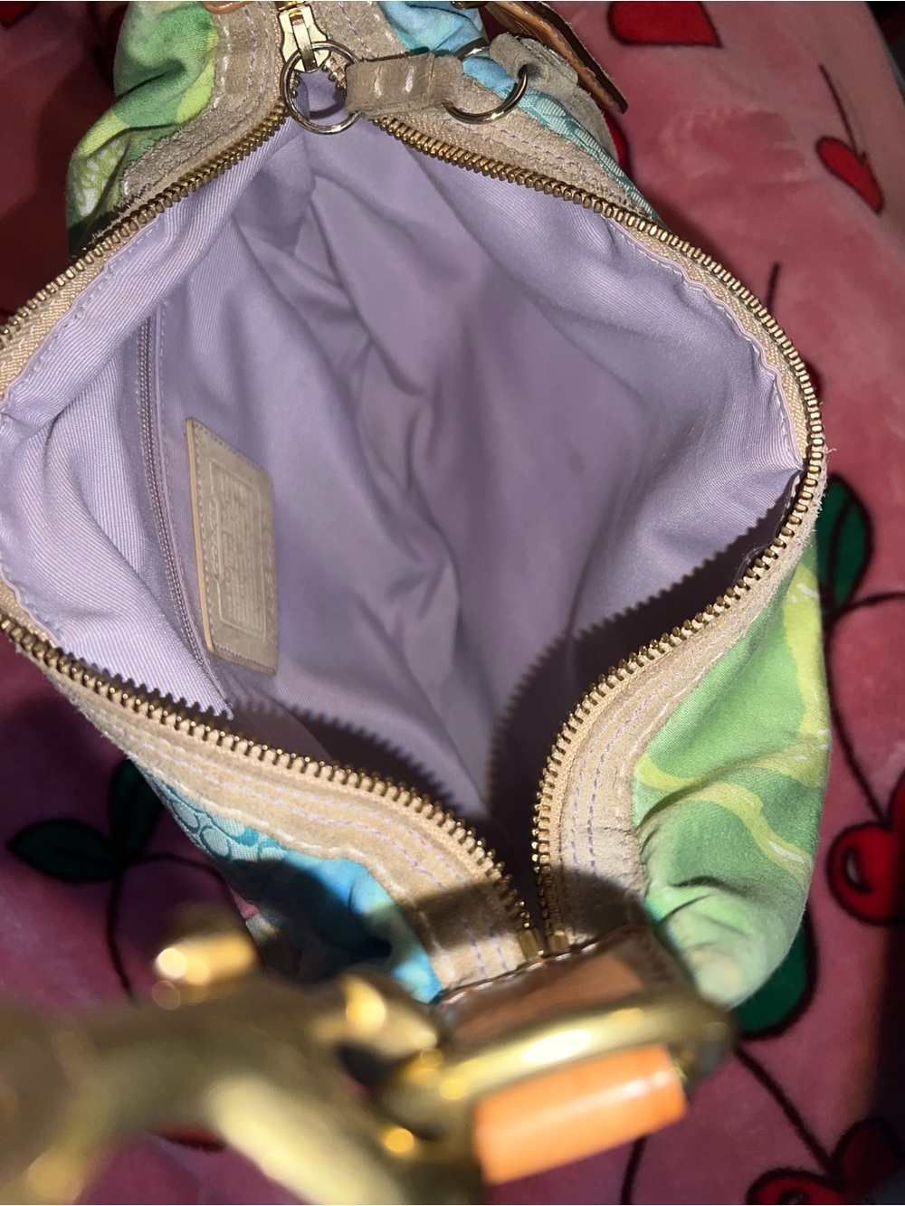 Coach Patchwork Shoulder Bag 🌸 chic coquette girl soft life pastels - Picture 6 of 10